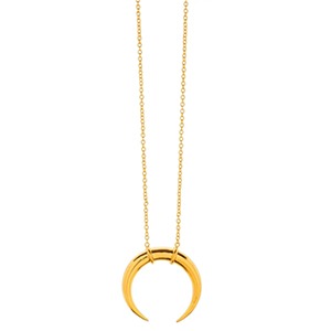 Cayne Crescent plated pendant necklace gold nordstrom