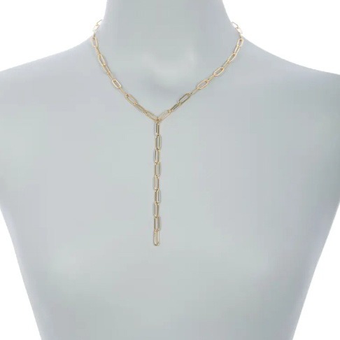 paperclip chain y necklace rack