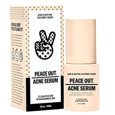 peace out acne serum