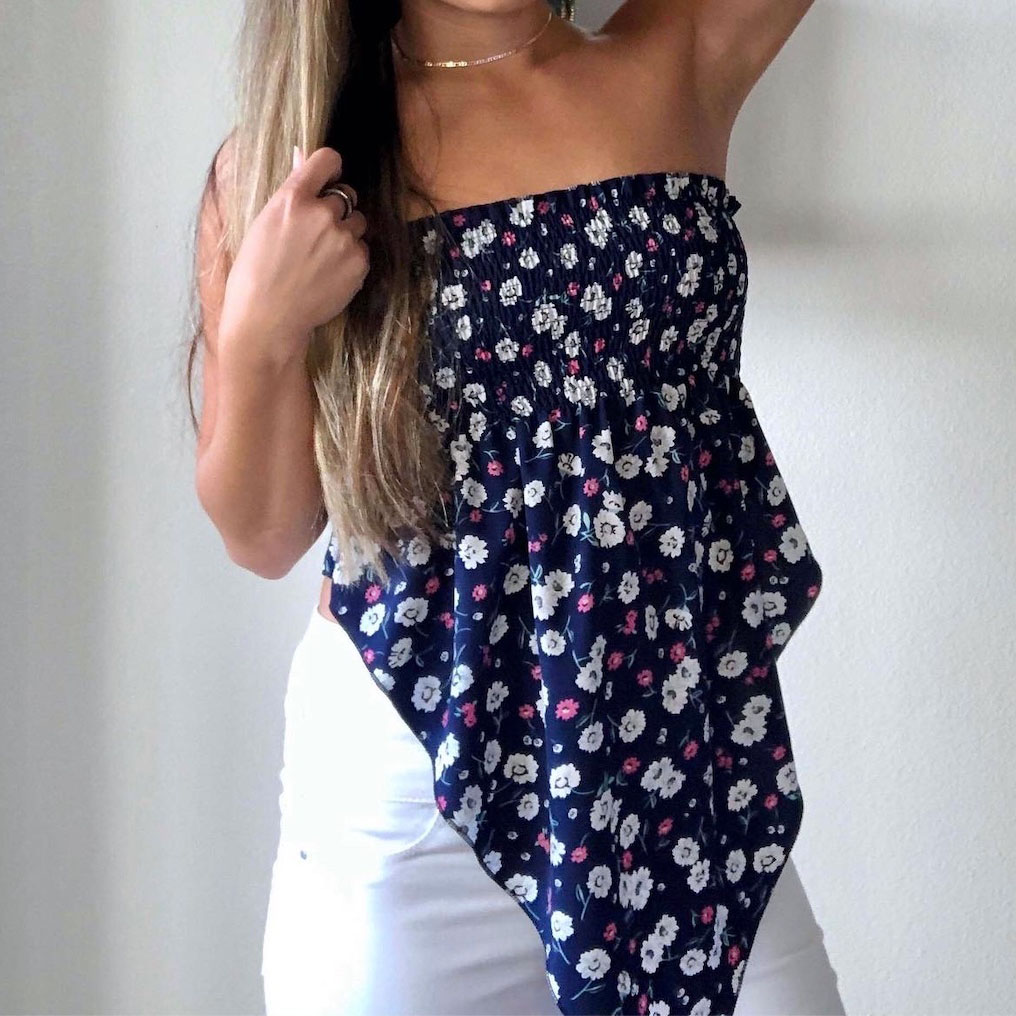 Shein Floral Tube Top
