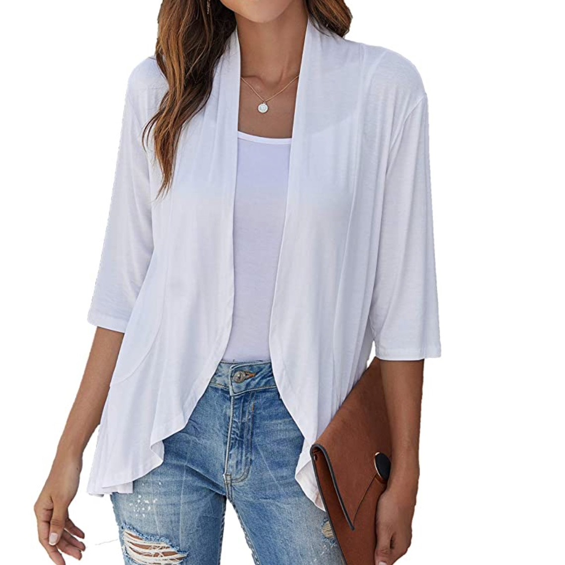 Casual Lightweight Open Front Cardigan