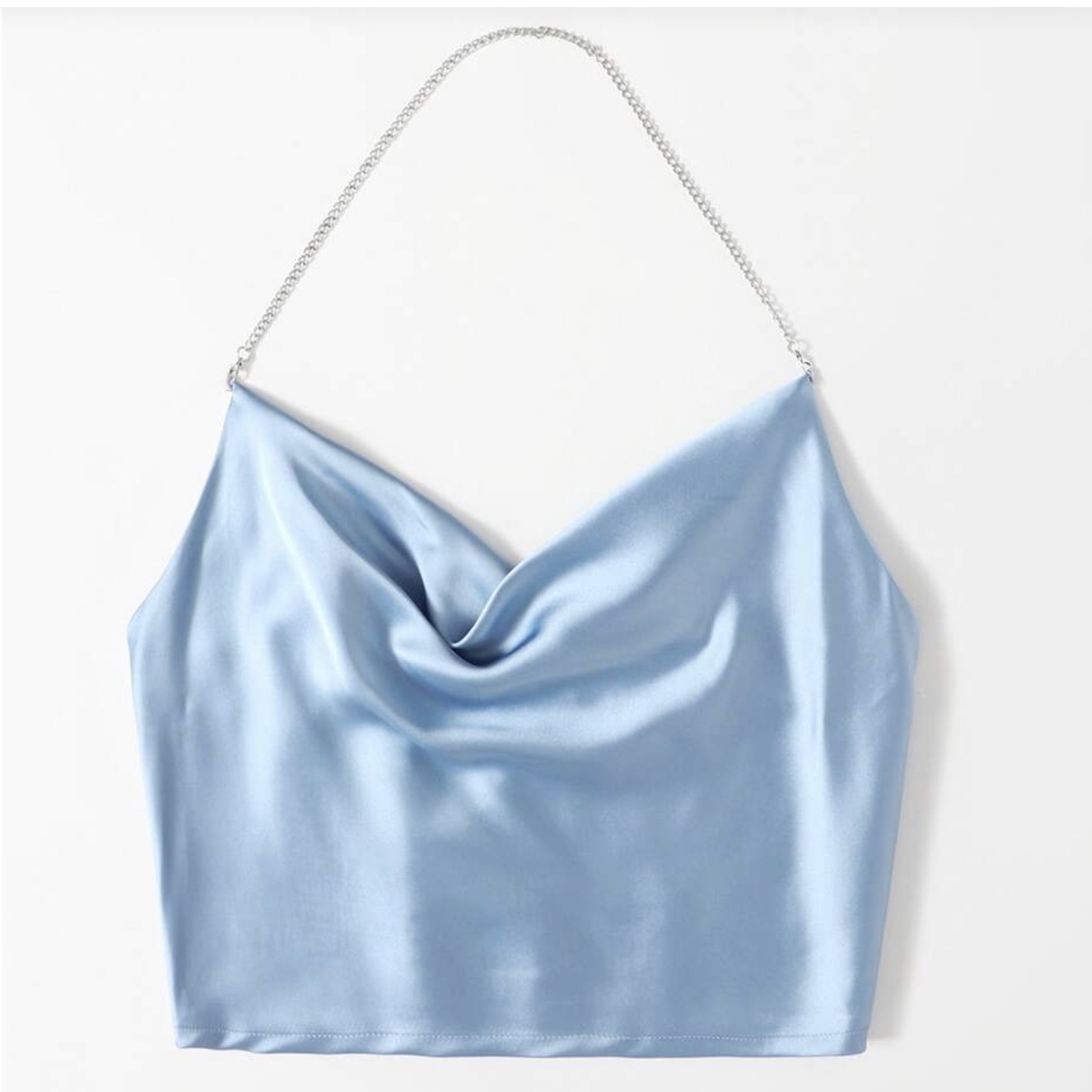 baby blue halter top