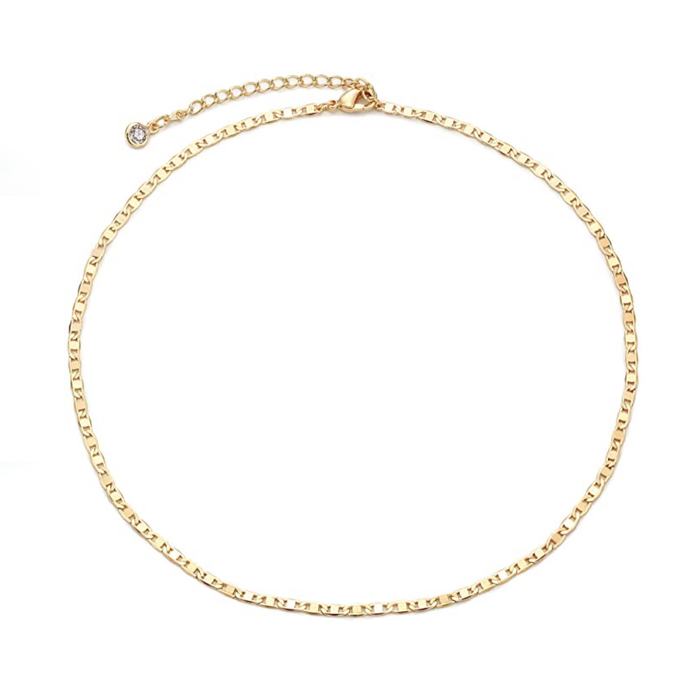 gold chain choker