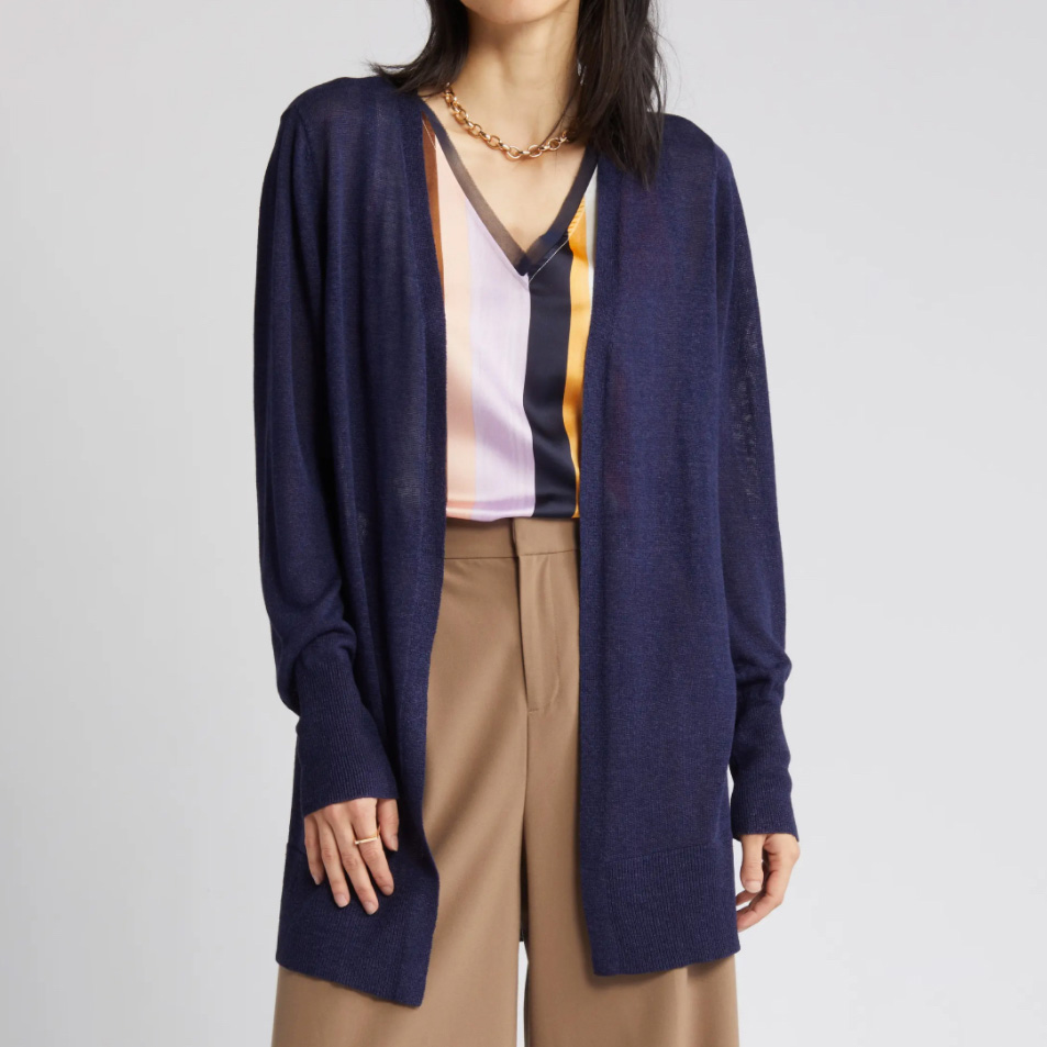 Side Slit Cardigan HALOGEN